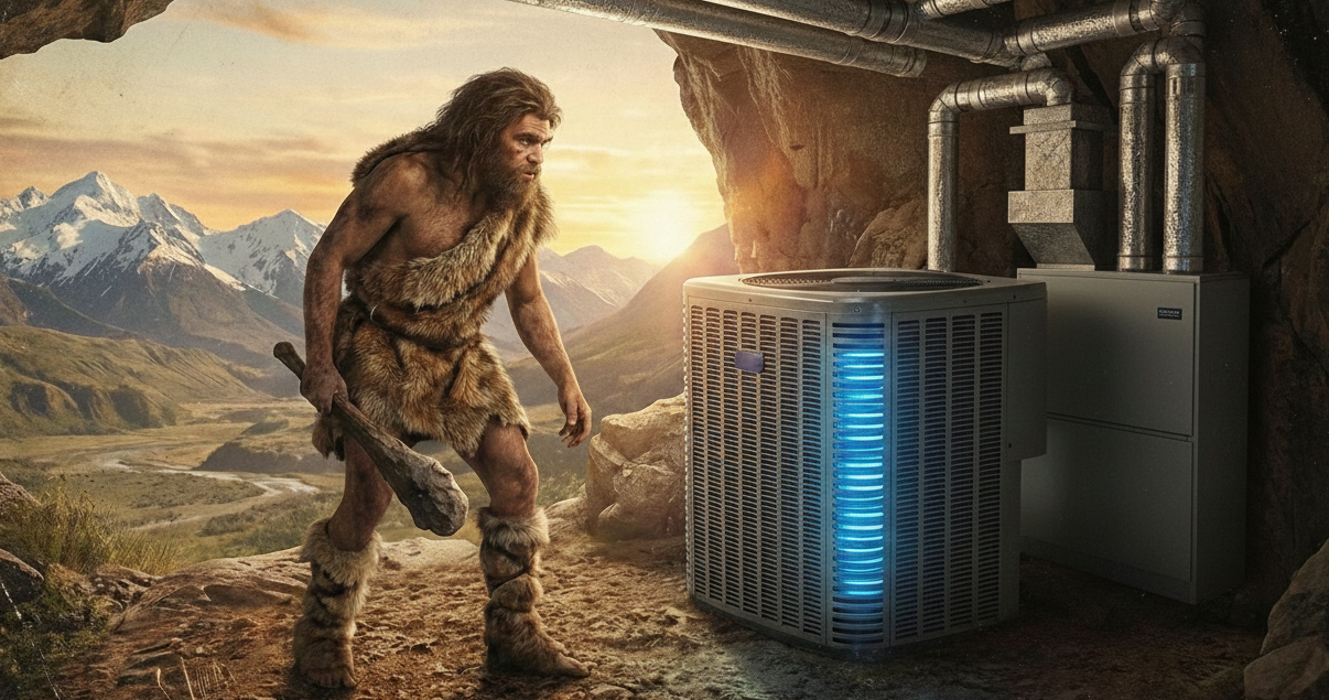 mammoth house with heating and air