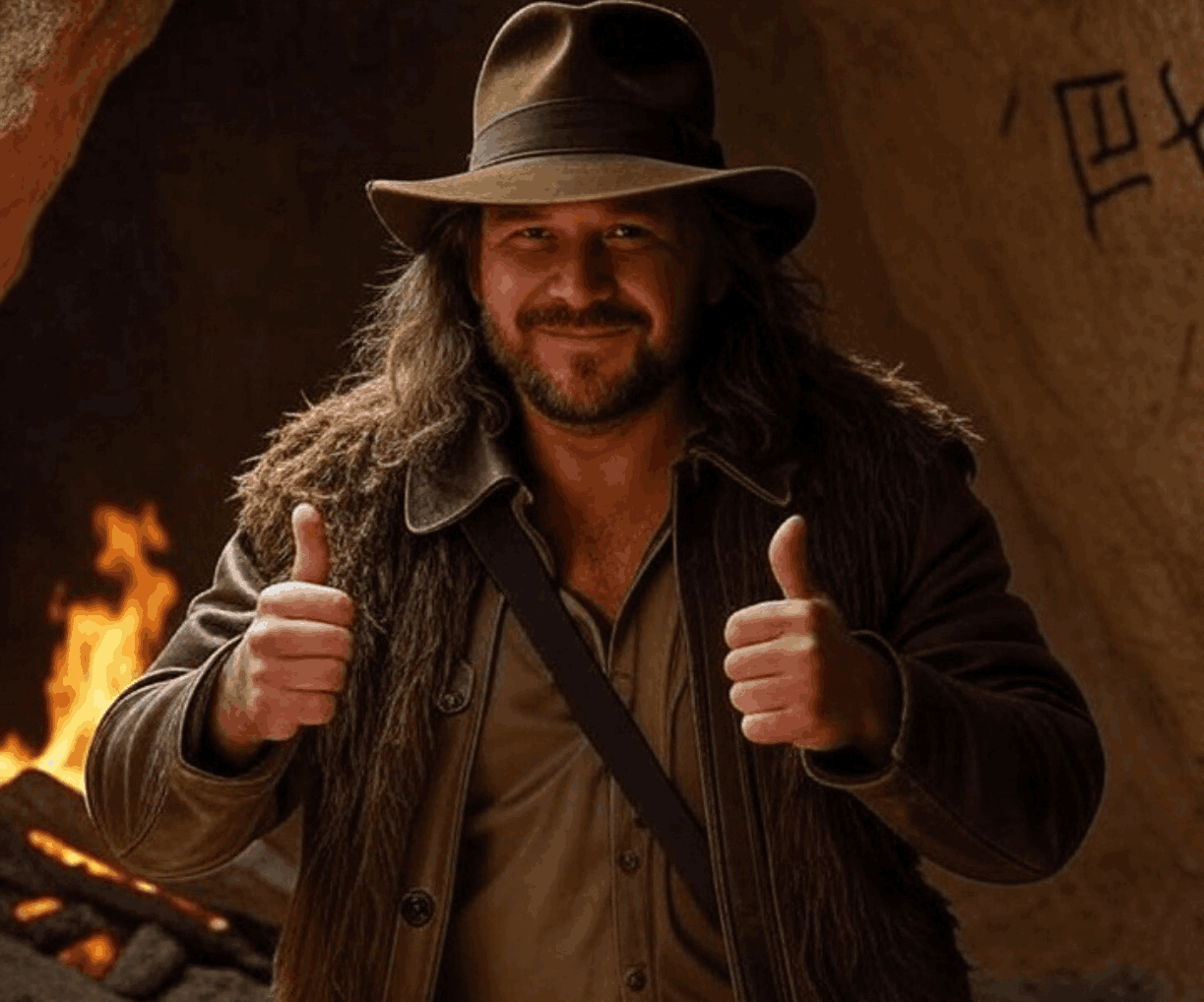 person changeing thermostat